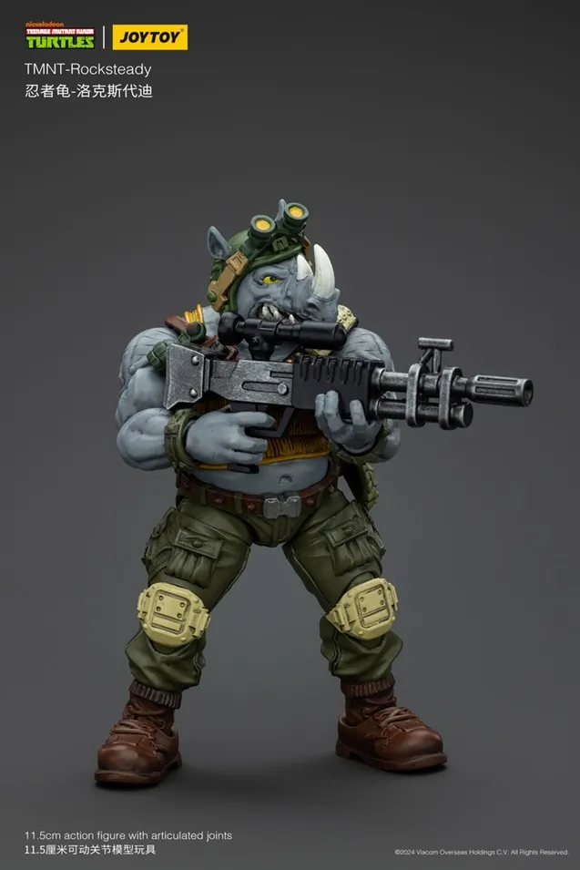 Rocksteady 1/18 Scale | Teenage Mutant Ninja Turtles | Joy Toy