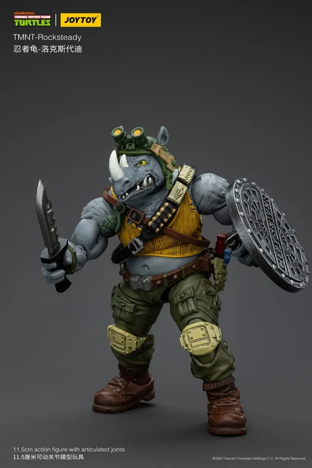 Rocksteady 1/18 Scale | Teenage Mutant Ninja Turtles | Joy Toy