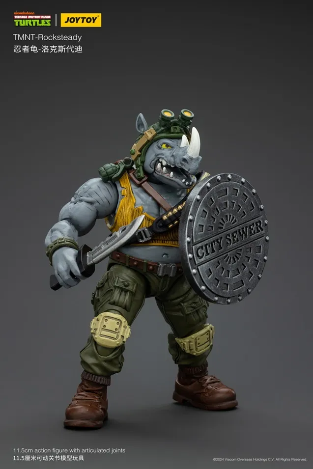 Rocksteady 1/18 Scale | Teenage Mutant Ninja Turtles | Joy Toy
