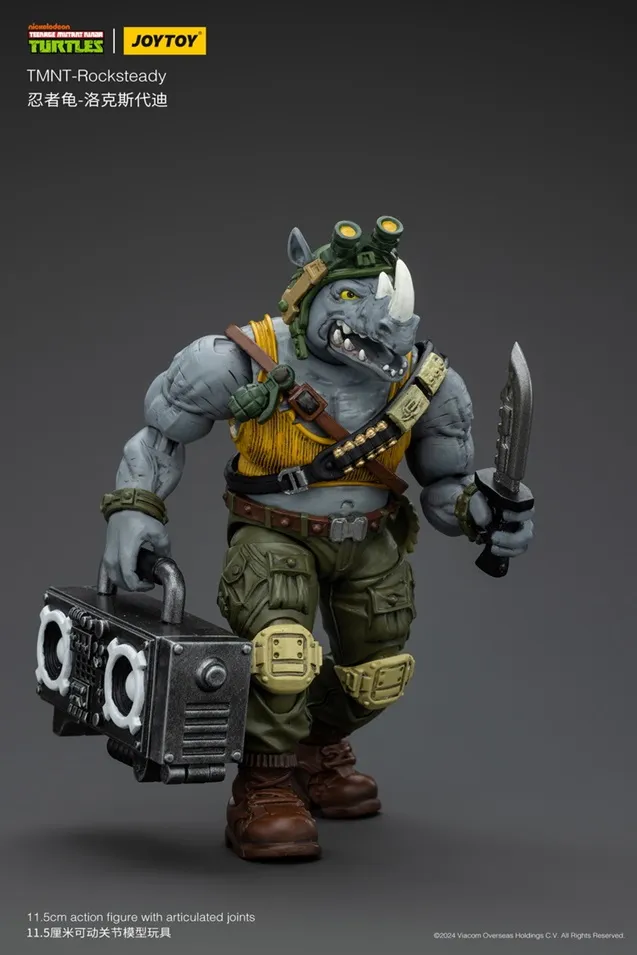 Rocksteady 1/18 Scale | Teenage Mutant Ninja Turtles | Joy Toy