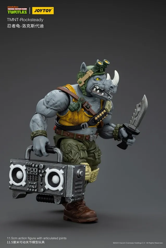 Rocksteady 1/18 Scale | Teenage Mutant Ninja Turtles | Joy Toy