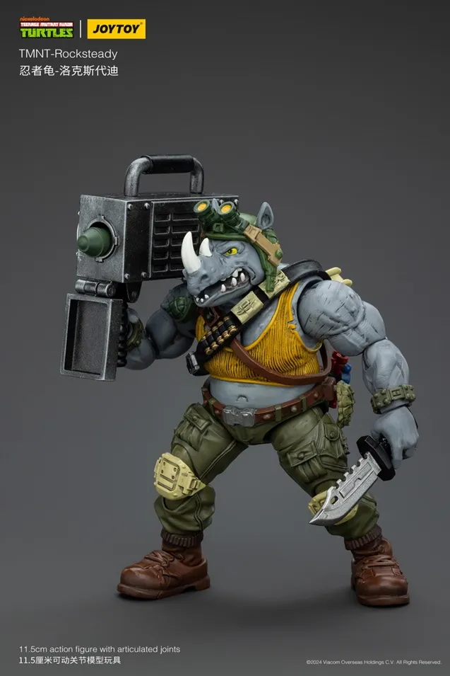 Rocksteady 1/18 Scale | Teenage Mutant Ninja Turtles | Joy Toy