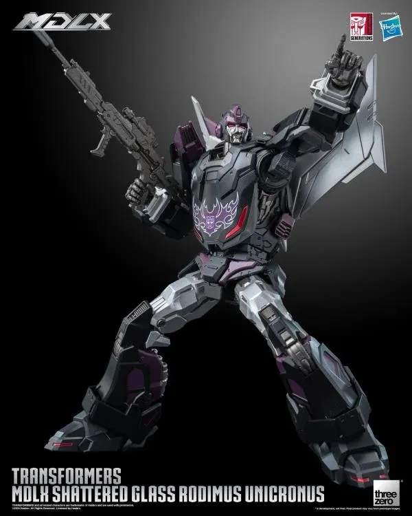 Shattered Glass Rodimus Unicronus MDLX Scale Collectible Figure | Transformers | Threezero
