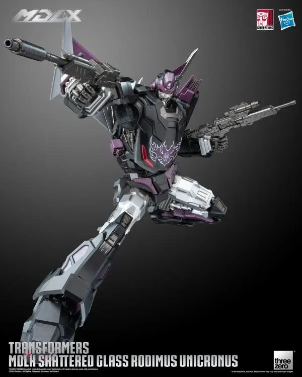 Shattered Glass Rodimus Unicronus MDLX Scale Collectible Figure | Transformers | Threezero