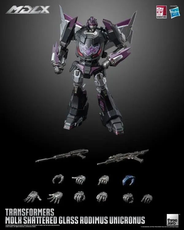 Shattered Glass Rodimus Unicronus MDLX Scale Collectible Figure | Transformers | Threezero