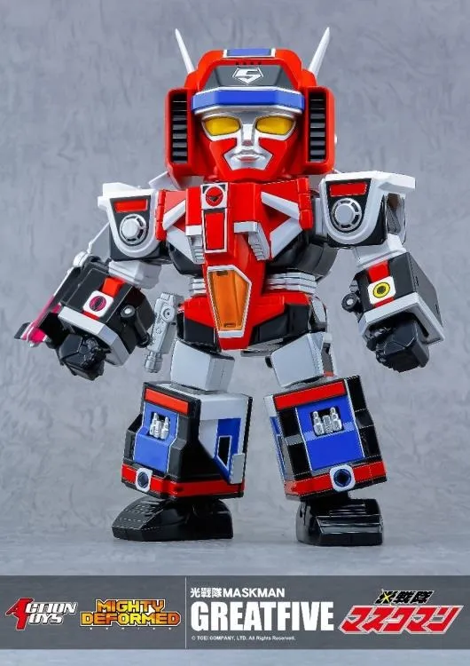 Maskman Great Five Mighty Deformed | Hikari Sentai Maskman | Action Toys