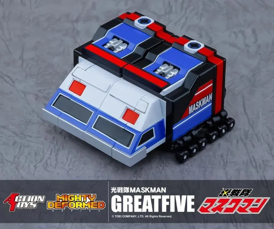 Maskman Great Five Mighty Deformed | Hikari Sentai Maskman | Action Toys
