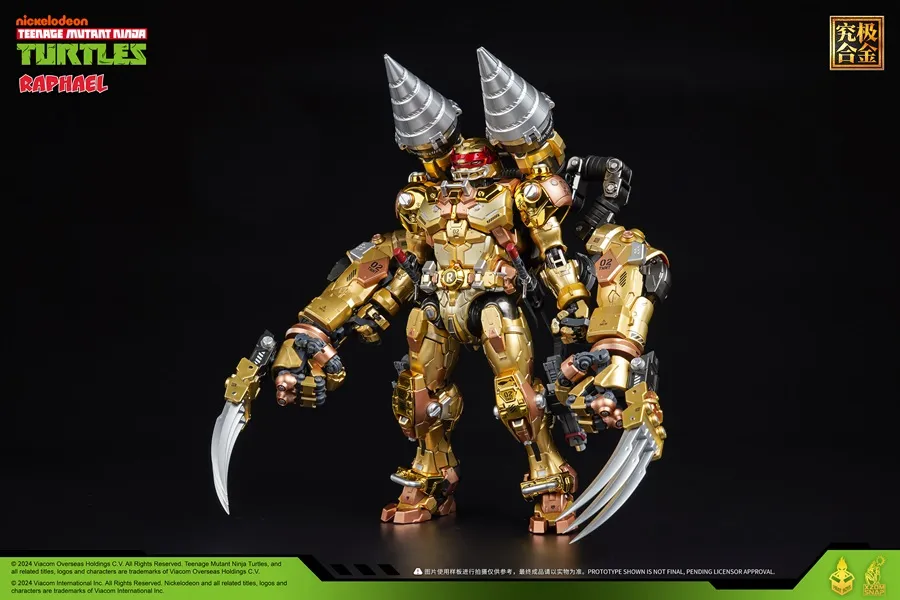 HB0086 Raphael Golden Version | Heat Boys TMNT Mecha Figure | TFSource