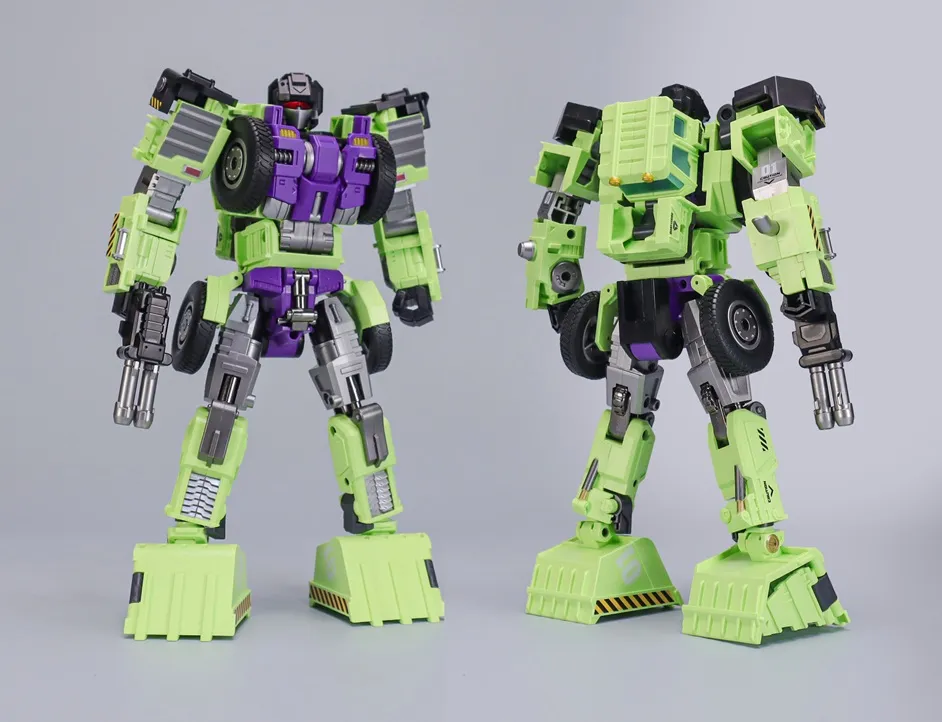GLA-01 and GLA-02 Set of 2 | Heavy Duty Builder | Mecha Invasion Giant Legion Combiner
