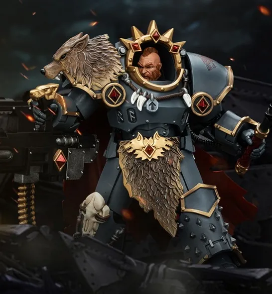 Space Wolves Hvarl Red-Blade 1/18 Scale | Warhammer: The Horus Heresy | Joy Toy