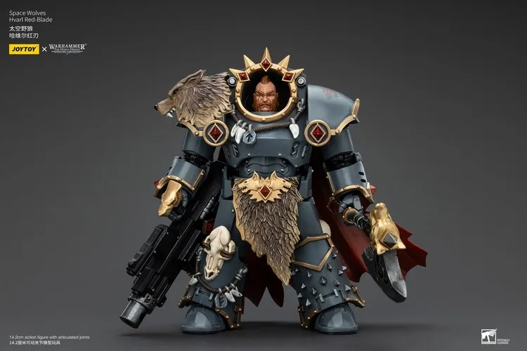 Space Wolves Hvarl Red-Blade 1/18 Scale | Warhammer: The Horus Heresy | Joy Toy