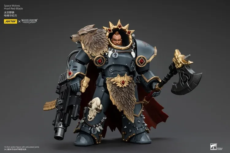 Space Wolves Hvarl Red-Blade 1/18 Scale | Warhammer: The Horus Heresy | Joy Toy