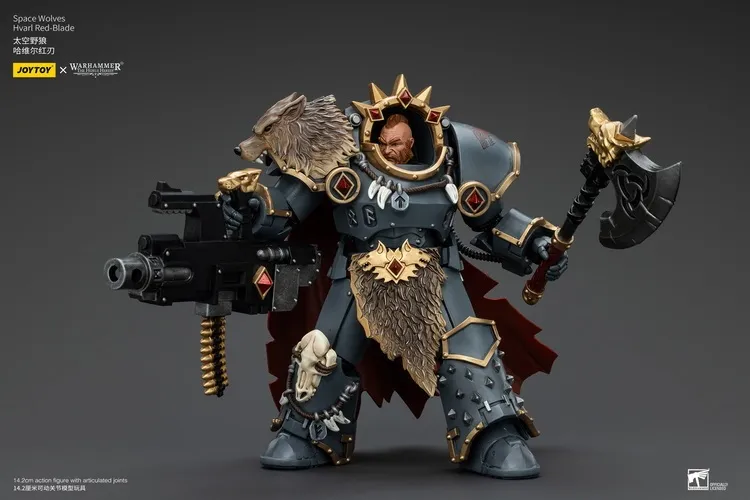 Space Wolves Hvarl Red-Blade 1/18 Scale | Warhammer: The Horus Heresy | Joy Toy