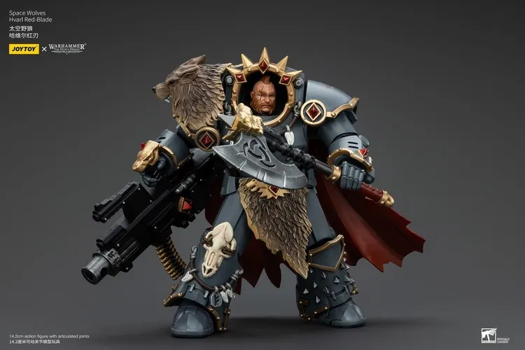 Space Wolves Hvarl Red-Blade 1/18 Scale | Warhammer: The Horus Heresy | Joy Toy