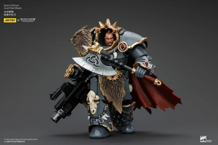 Space Wolves Hvarl Red-Blade 1/18 Scale | Warhammer: The Horus Heresy | Joy Toy