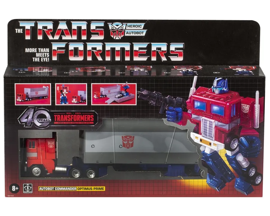 Autobot Commander Optimus Prime 40th Anniversary | Transformers G1 Retro Reissues