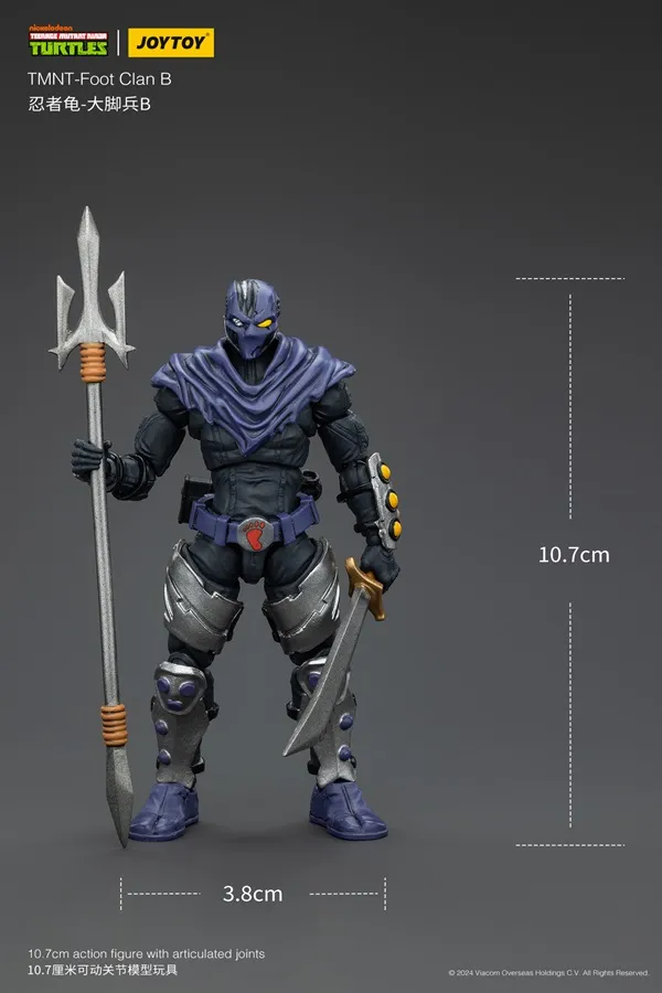 Foot Clan B 1/18 Scale | Teenage Mutant Ninja Turtles | Joy Toy
