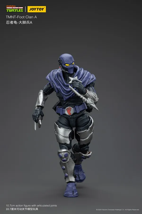 Foot Clan A 1/18 Scale | Teenage Mutant Ninja Turtles | Joy Toy
