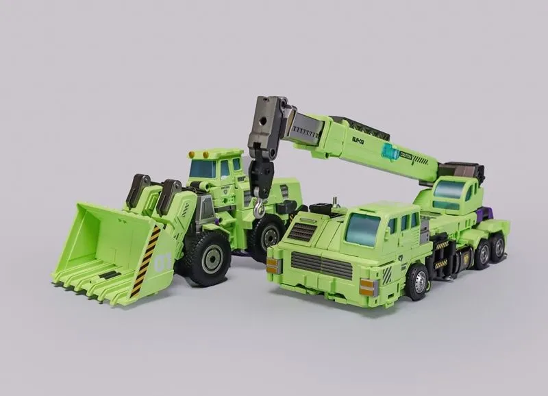 GLA-03 and GLA-04 Set of 2 | Heavy Duty Builder | Mecha Invasion Giant Legion Combiner