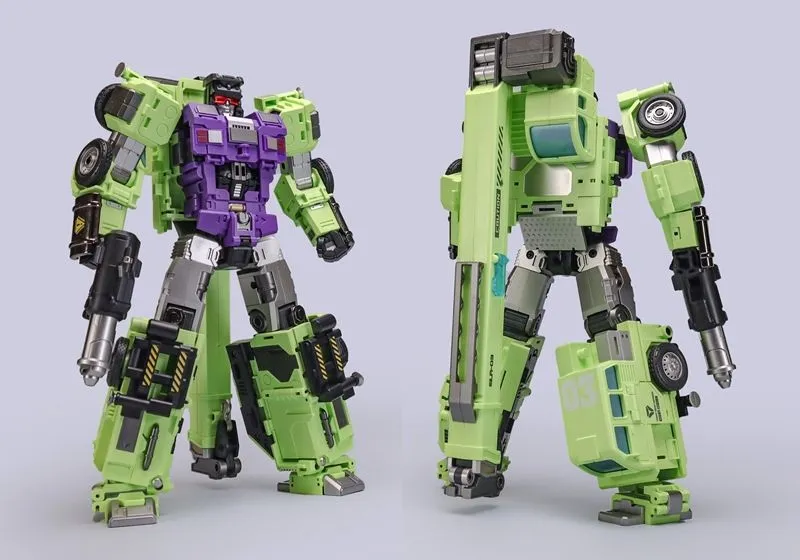 GLA-03 and GLA-04 Set of 2 | Heavy Duty Builder | Mecha Invasion Giant Legion Combiner