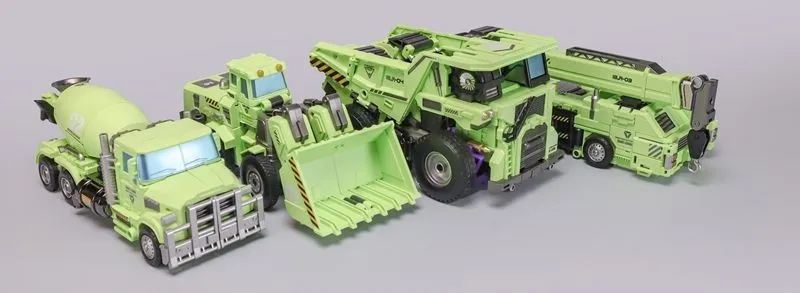 GLA-03 and GLA-04 Set of 2 | Heavy Duty Builder | Mecha Invasion Giant Legion Combiner