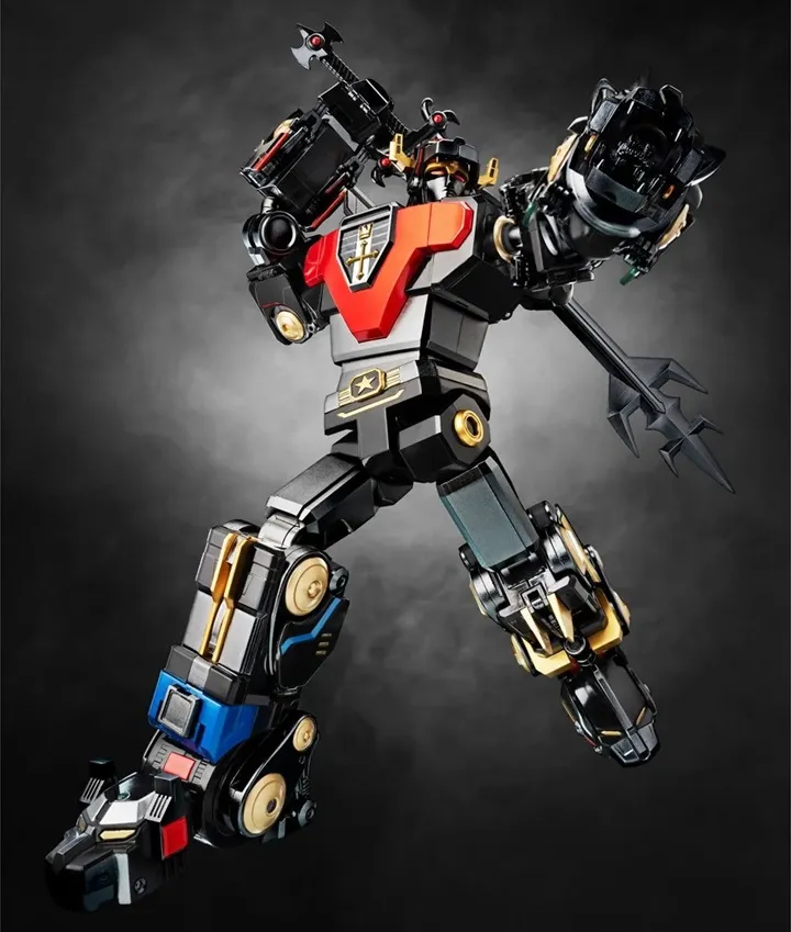 Voltron Black and Gold Edition ROBO-DOU | Voltron: Defender of the Universe | threezero