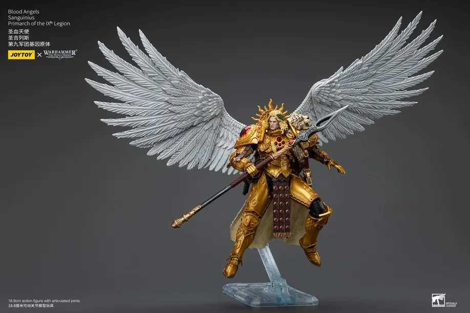 Blood Angels Sanguinius, Primarch of the IXth Legion 1/18 Scale | Warhammer: The Horus Heresy | Joy Toy