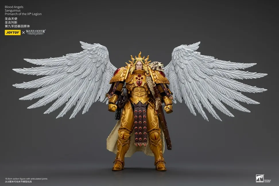 Blood Angels Sanguinius, Primarch of the IXth Legion 1/18 Scale | Warhammer: The Horus Heresy | Joy Toy