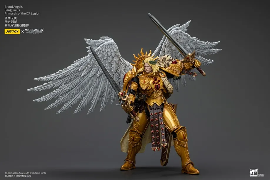Blood Angels Sanguinius, Primarch of the IXth Legion 1/18 Scale | Warhammer: The Horus Heresy | Joy Toy