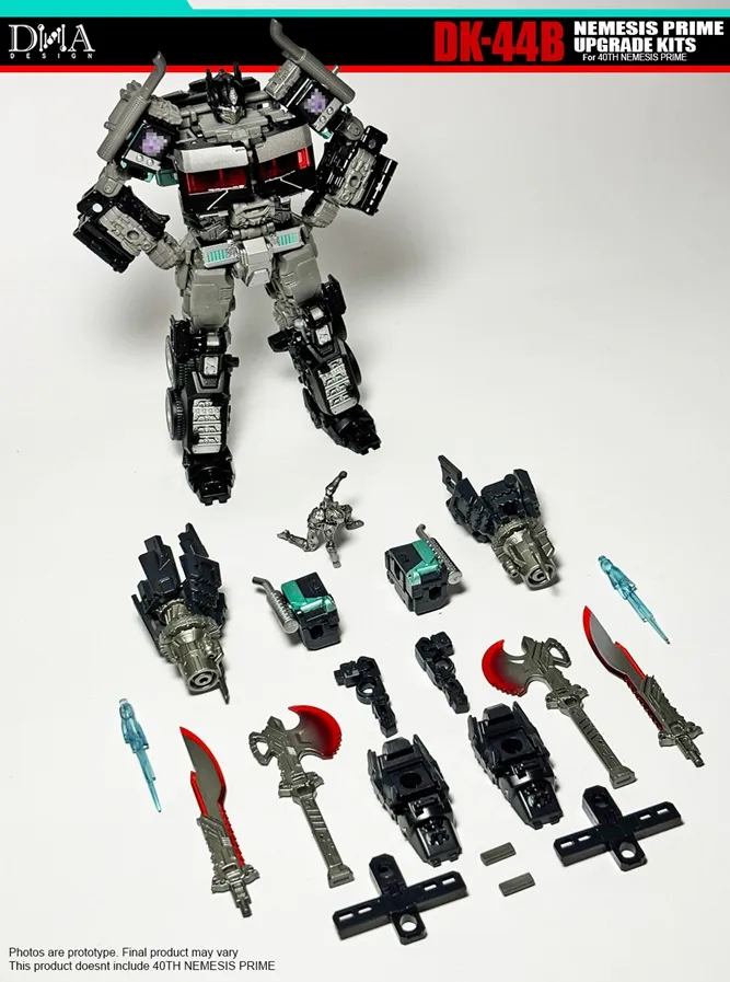 DK-44B Upgrade Kit for Transformers: Rise of the Beasts Nemesis Prime 40th Selection | Dna Design | Upgrade Kit