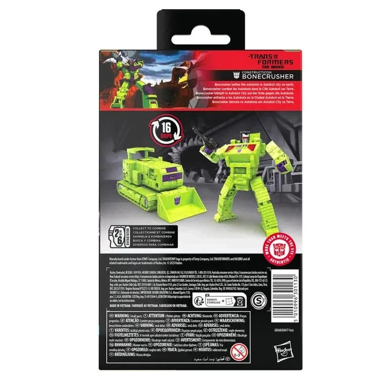 86 Constructicon Bonecrusher Deluxe Class | Transformers Studio Series | Transformers: The Movie 86