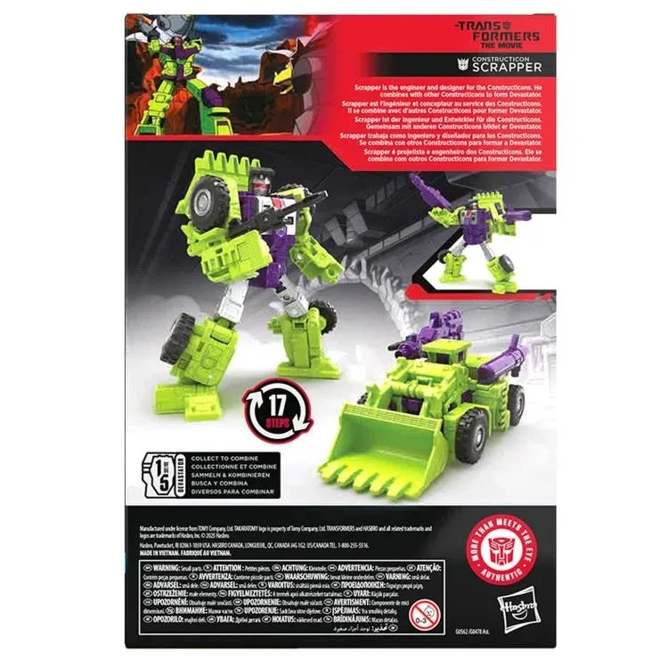 86 Constructicon Scrapper Voyager Class | Transformers Studio Series | Transformers: The Movie 86