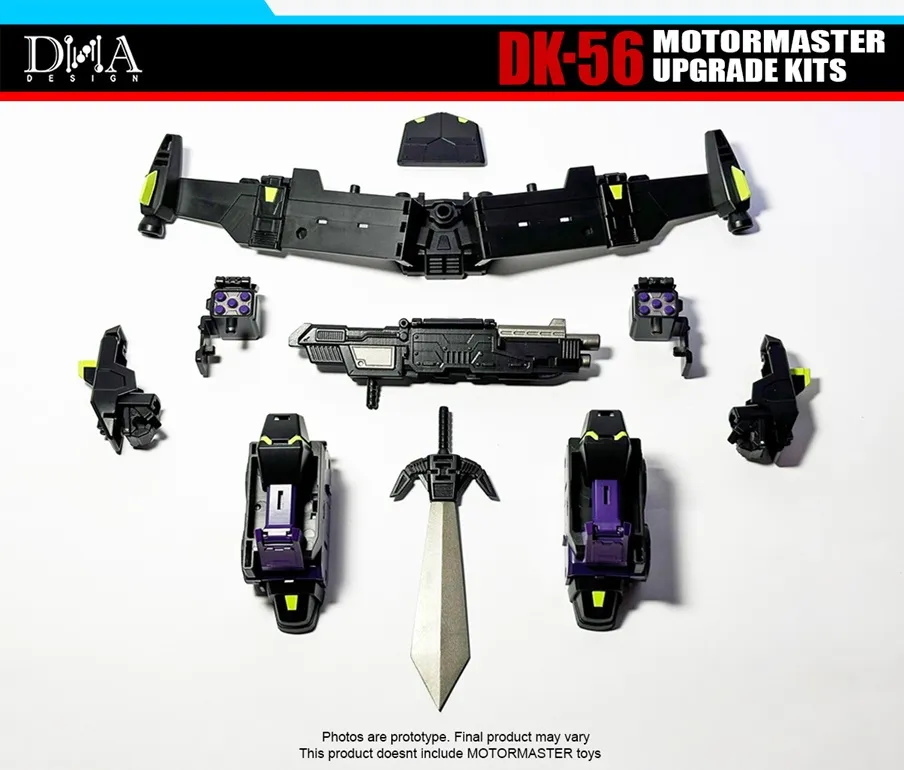 DK-56 Upgrade Kit for Transformers: Legacy United Animated Universe Motormaster | Dna Design | Upgrade Kit