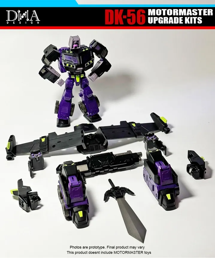 DK-56 Upgrade Kit for Transformers: Legacy United Animated Universe Motormaster | Dna Design | Upgrade Kit
