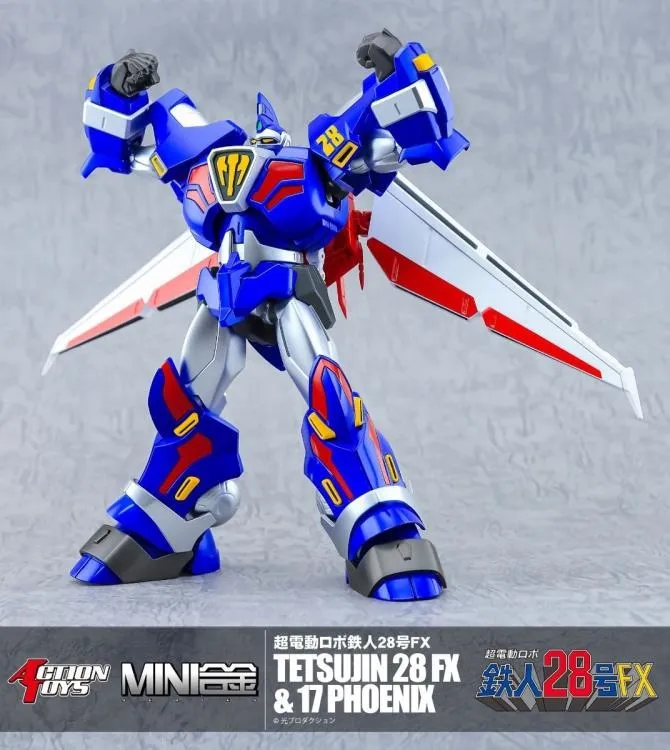 Tetsujin 28 GO FX and 17 Phoenix | Mini Action Gokin Series | Action Toys