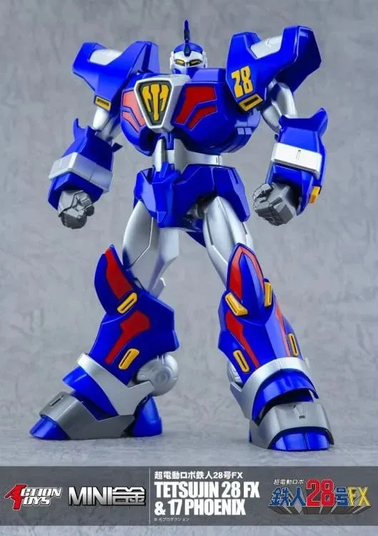 Tetsujin 28 GO FX and 17 Phoenix | Mini Action Gokin Series | Action Toys