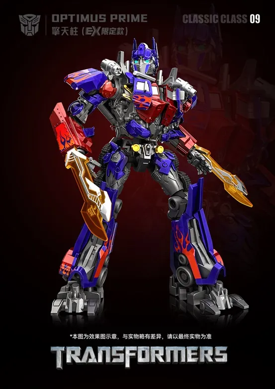 Optimus Prime EX and Megatron Frozen Armor Set of 2 Classic Class Model Kits | Transformers (2007) | Blokees