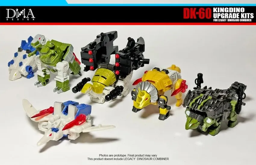 DK-60 Upgrade Kit for Transformers: Legacy United Decepticon Dinoking | Dna Design | Upgrade Kit