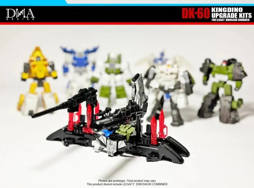 DK-60 Upgrade Kit for Transformers: Legacy United Decepticon Dinoking | Dna Design | Upgrade Kit
