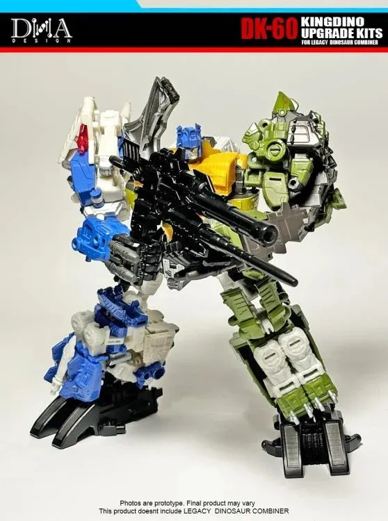 DK-60 Upgrade Kit for Transformers: Legacy United Decepticon Dinoking | Dna Design | Upgrade Kit