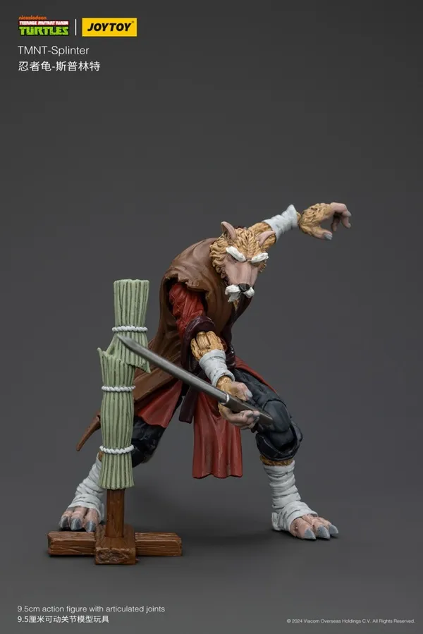 Splinter 1/18 Scale | Teenage Mutant Ninja Turtles | Joy Toy