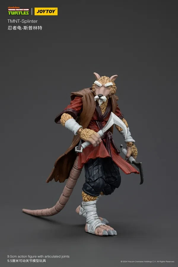 Splinter 1/18 Scale | Teenage Mutant Ninja Turtles | Joy Toy