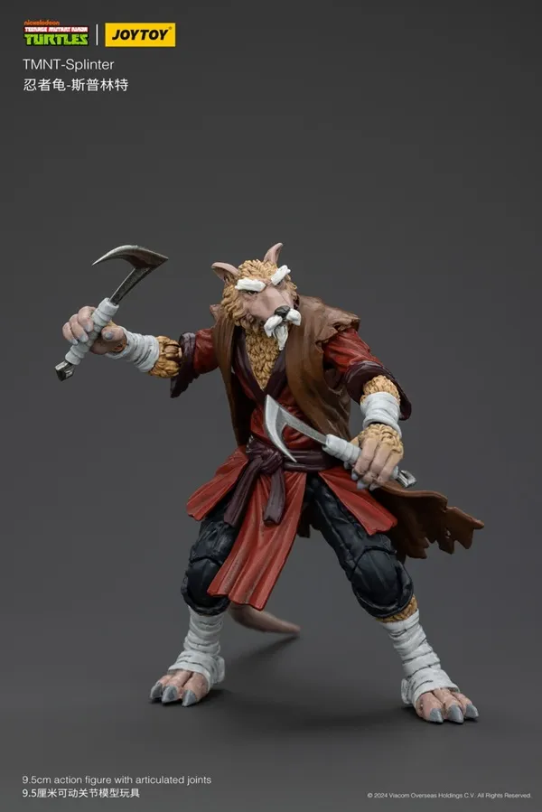 Splinter 1/18 Scale | Teenage Mutant Ninja Turtles | Joy Toy
