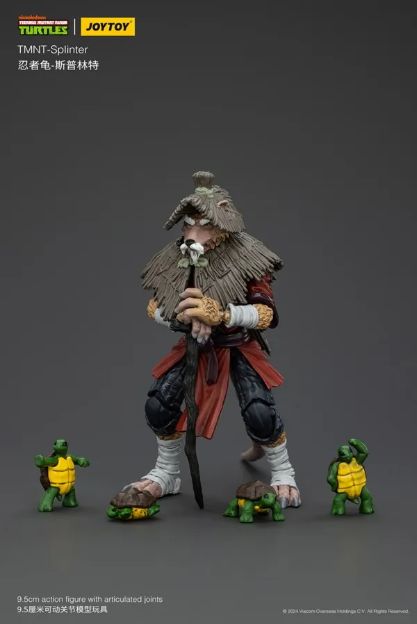 Splinter 1/18 Scale | Teenage Mutant Ninja Turtles | Joy Toy