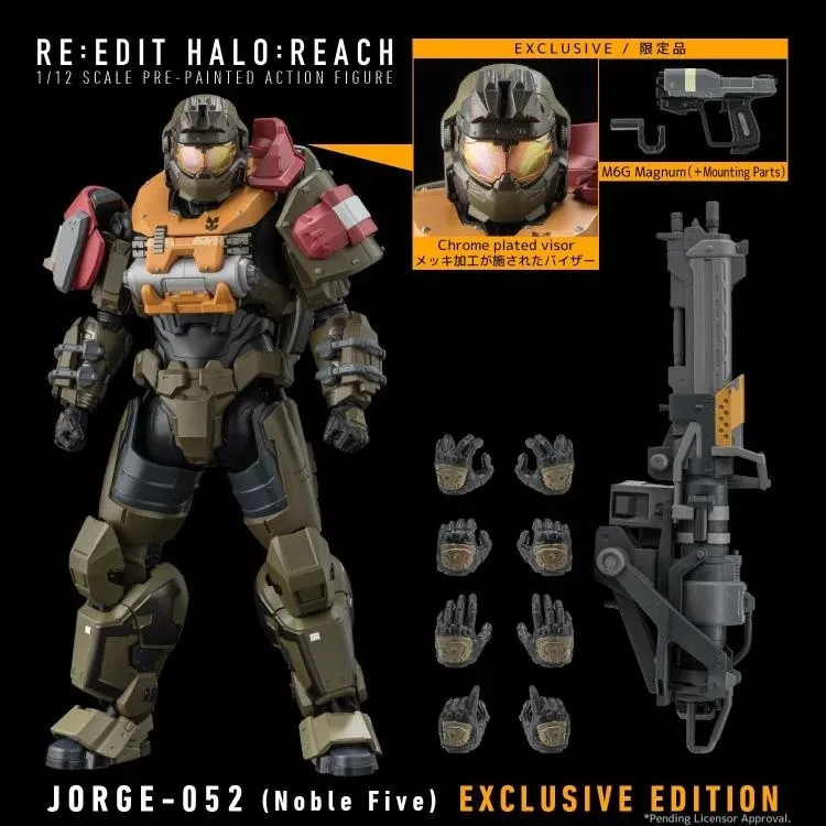 JORGE-052 (Noble Five) RE:EDIT 1/12 Scale | Halo: Reach | 1000Toys PX Previews Exclusive