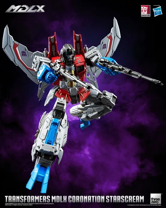 Coronation Starscream MDLX Scale Collectible Figure | Transformers | Threezero