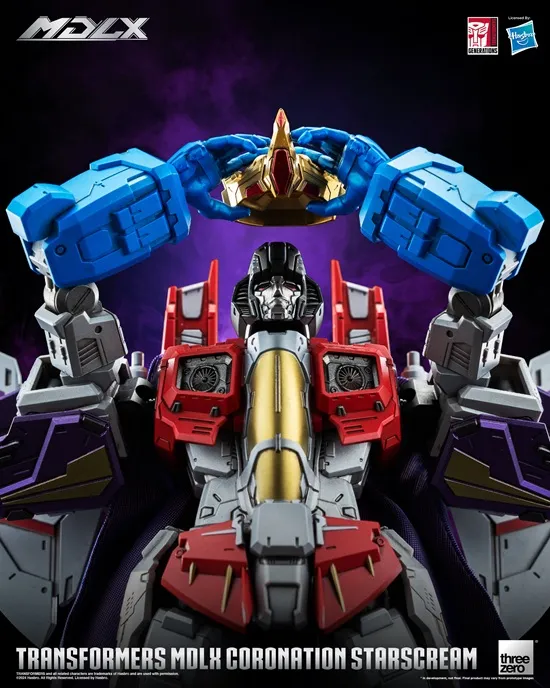 Coronation Starscream MDLX Scale Collectible Figure | Transformers | Threezero