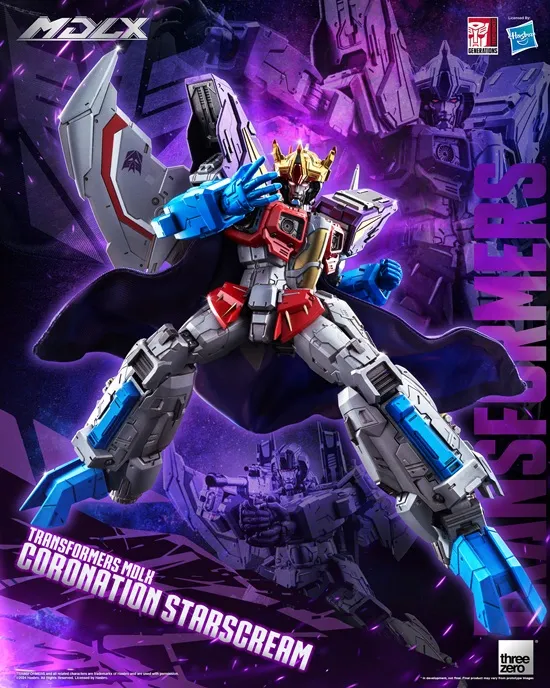 Coronation Starscream MDLX Scale Collectible Figure | Transformers | Threezero