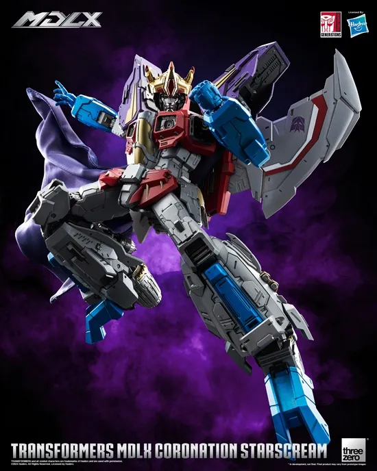 Coronation Starscream MDLX Scale Collectible Figure | Transformers | Threezero