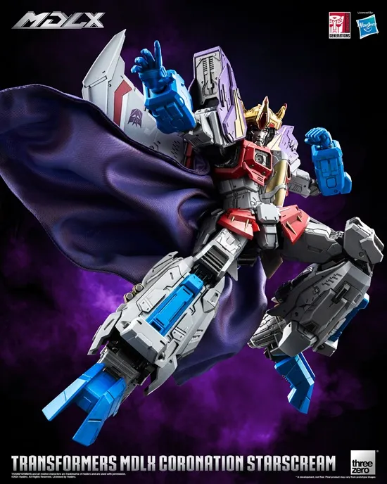 Coronation Starscream MDLX Scale Collectible Figure | Transformers | Threezero